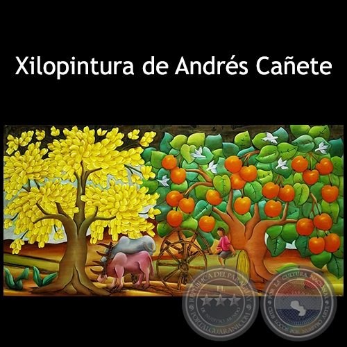 Alzaprima - Xilopintura de Andrés Cañete